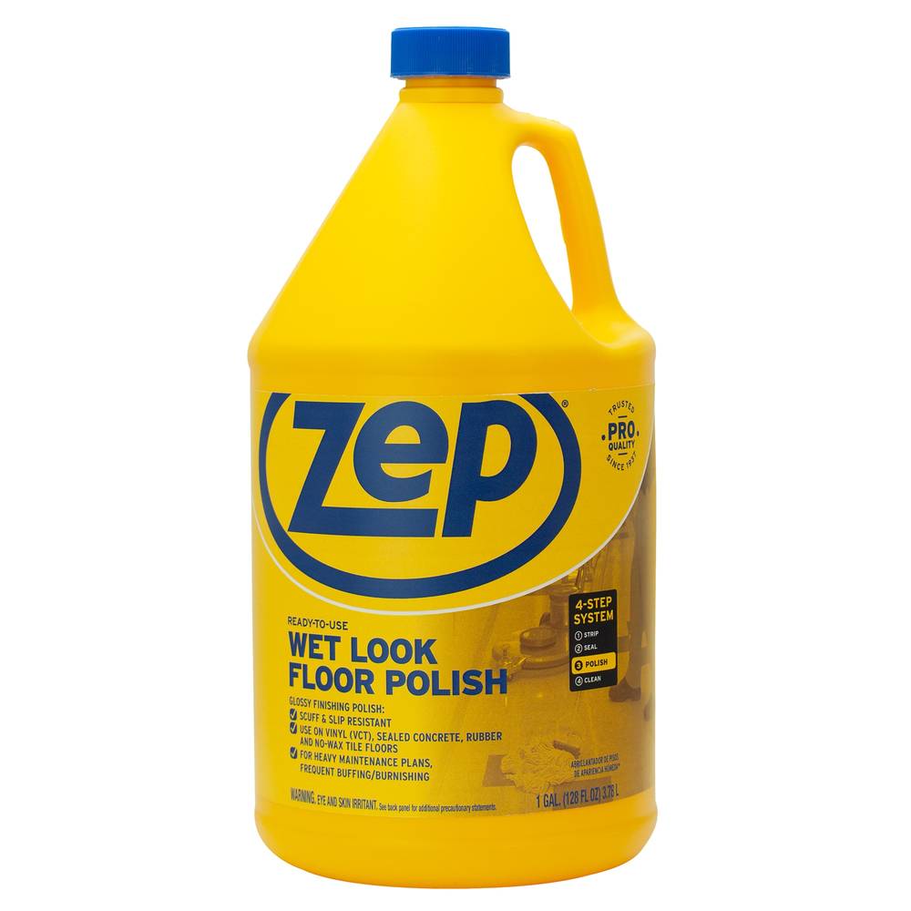 Zep Ready To Use Wet Look High Gloss Floor Polish 128-fl oz | ZUWLFF128