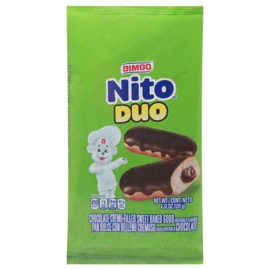 Bimbo Nito Duo Filled Pastry (2 ct )(chocolate)