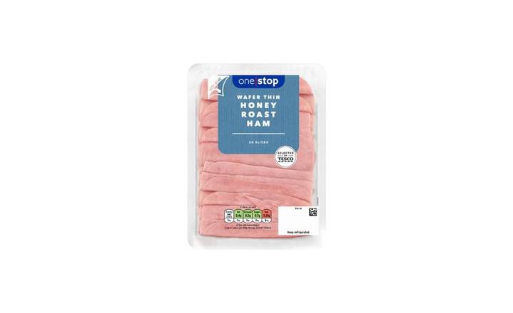 One Stop Wafer Thin Honey Roast Ham 250g 26 Slices (392519)