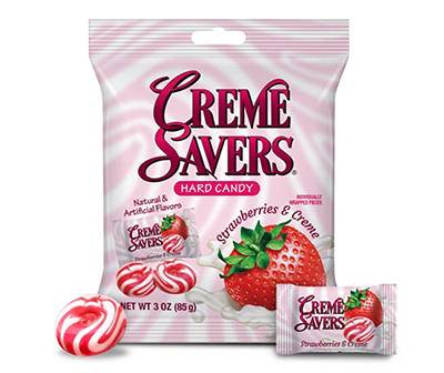 Creme Savers Hard Candy (strawberries-creme)