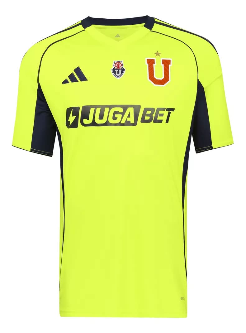 Adidas Camiseta Tercera Adulto U De Chile 2025 amarillo l