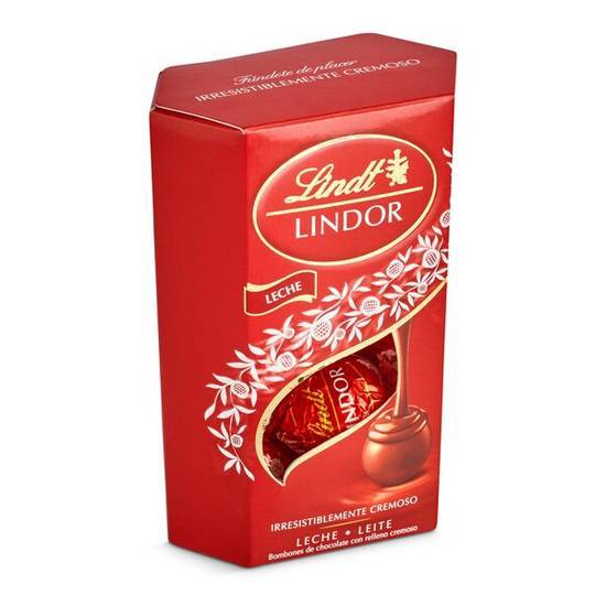 Bombones de Chocolate con Leche Lindt Lindor en Caja (75 g)