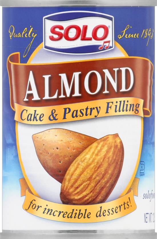 Solo Almond Cake and Pastry Filling