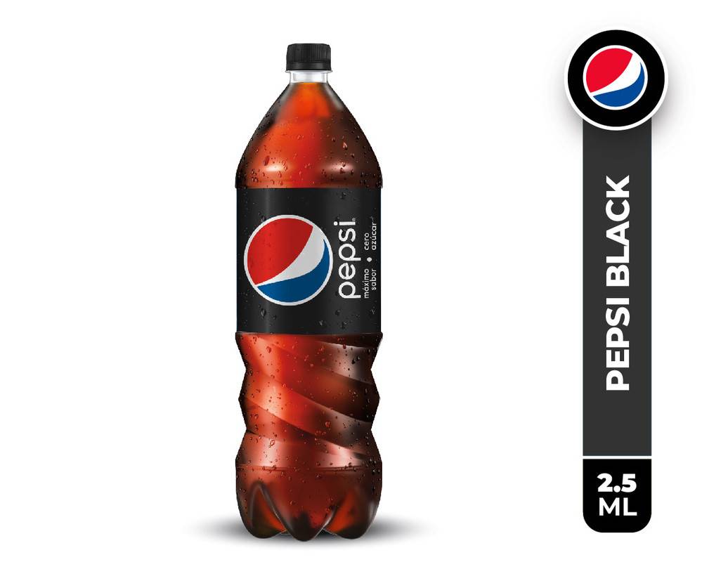 Pepsi gaseosa black (cola) (2.5 l)