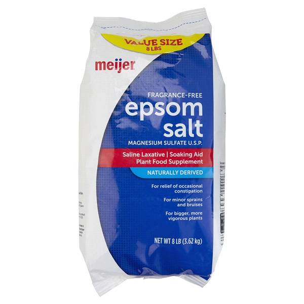 Meijer Epsom Salt, 8 lb