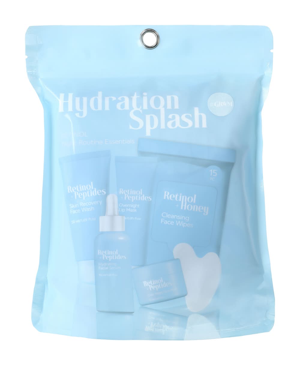 #GRWM Hydration Splash Face Cleansing 6-Pack Set Hydration Splash