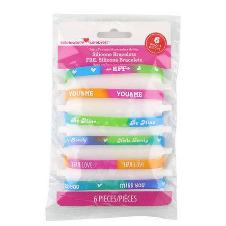 6 SILICONE BRACELET