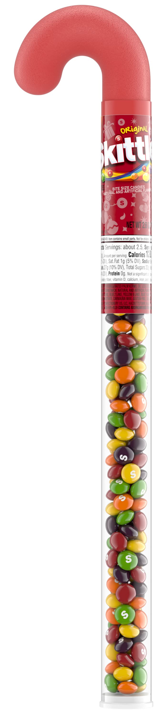 Skittles Original Chewy Christmas Candy Cane (2.6 oz)