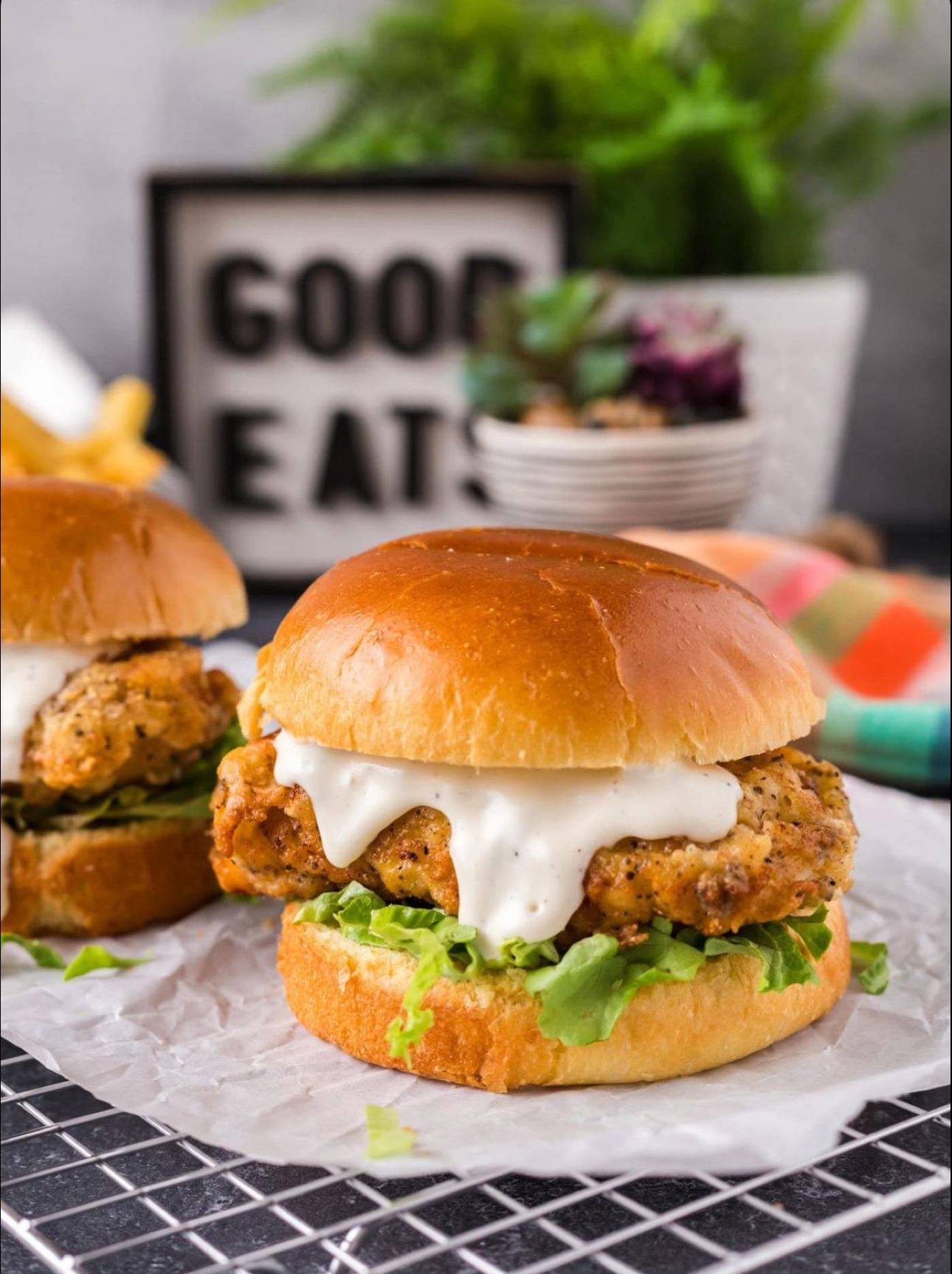 Menu croustille burger🍔🐔