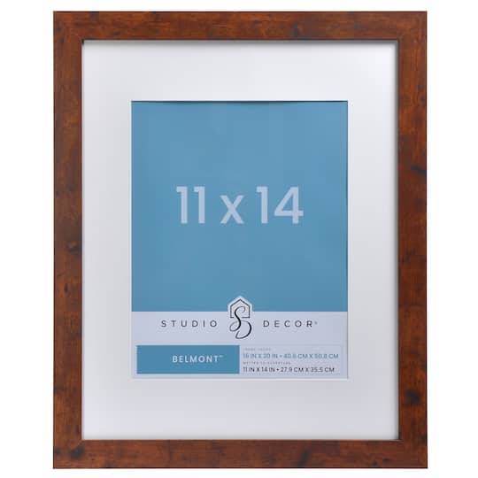 Honey Belmont Frame With Mat By Studio Decor