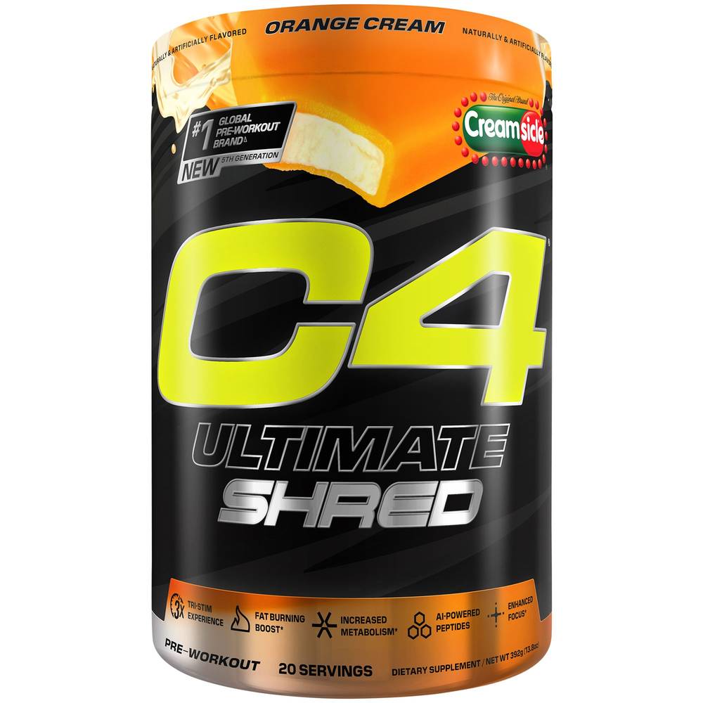 Cellucor C4 Ultimate Shred Pre-Workout (13.8 oz) (orange cream)