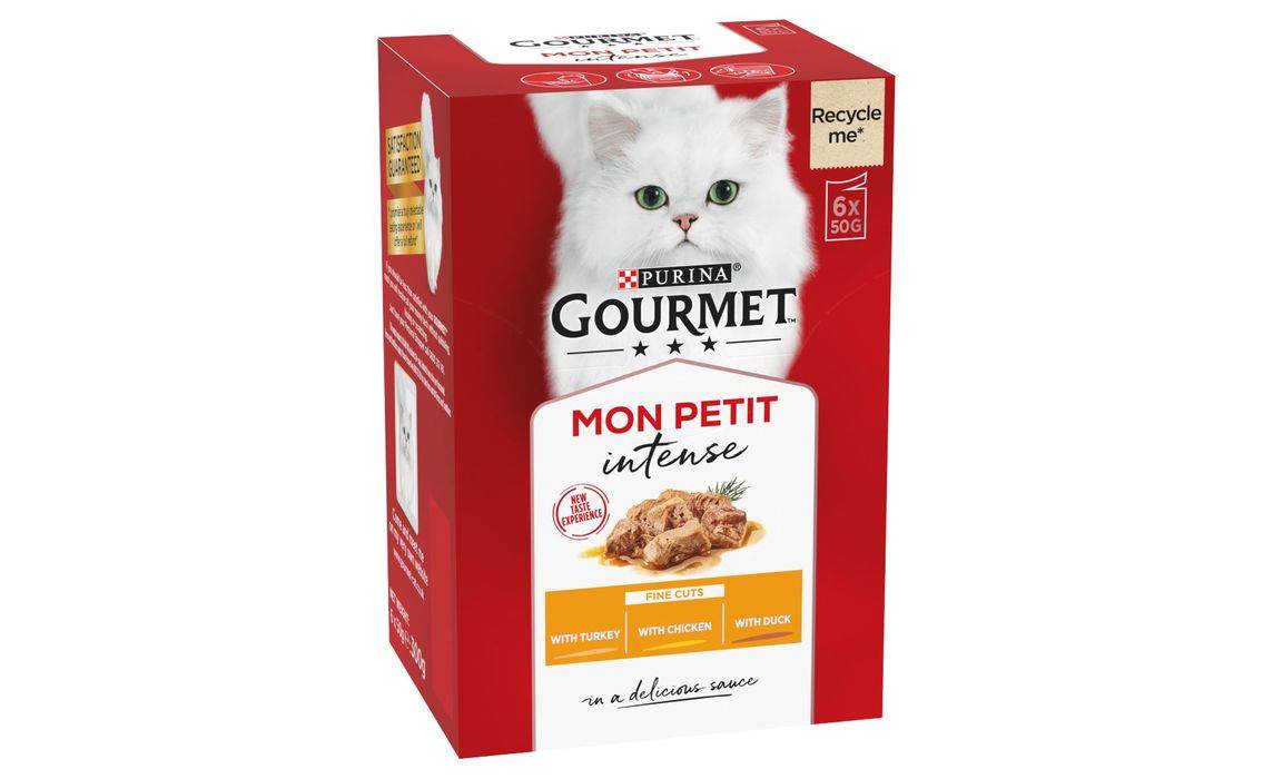 Gourmet Mon Petit Intense Fine Cuts With Turkey Chicken & Duck 6 X 50g (300G) (391861)