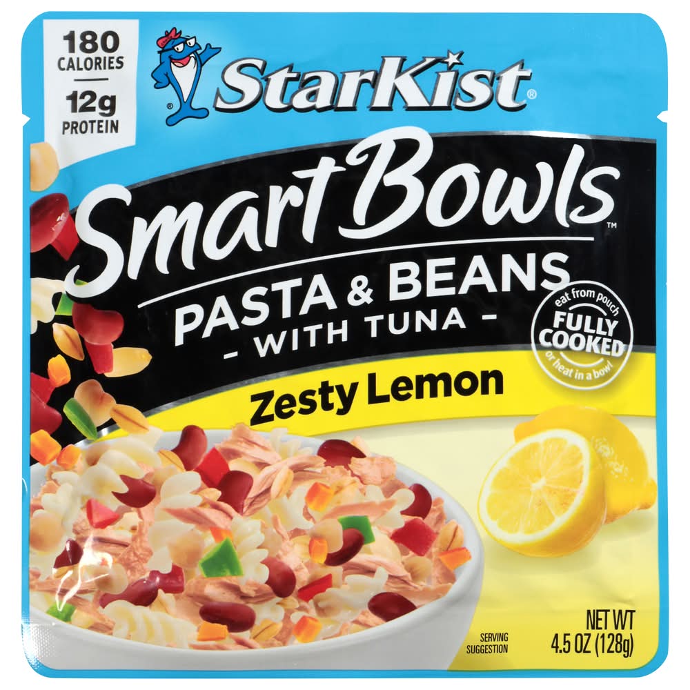 StarKist Smart Bowls With Tuna Zesty Lemon Pasta & Beans (4.5 oz)