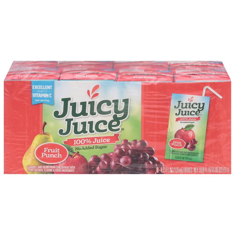 Juicy Juice Fruit Punch Juice (8 x 4.2 fl oz)