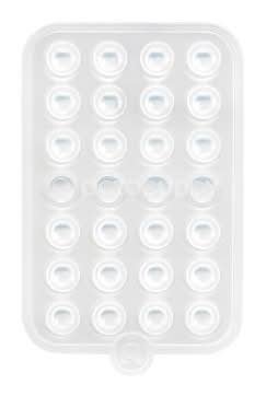 Octobuddy Silicone Suction Cup Universal Phone Case Mount Double-Sided, Transparent