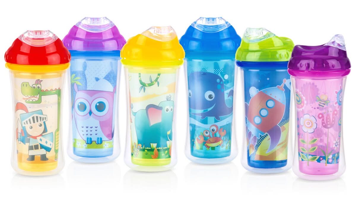 Nuby Insulated Click It Cool Sipper (6 ct) (Multi-Color)