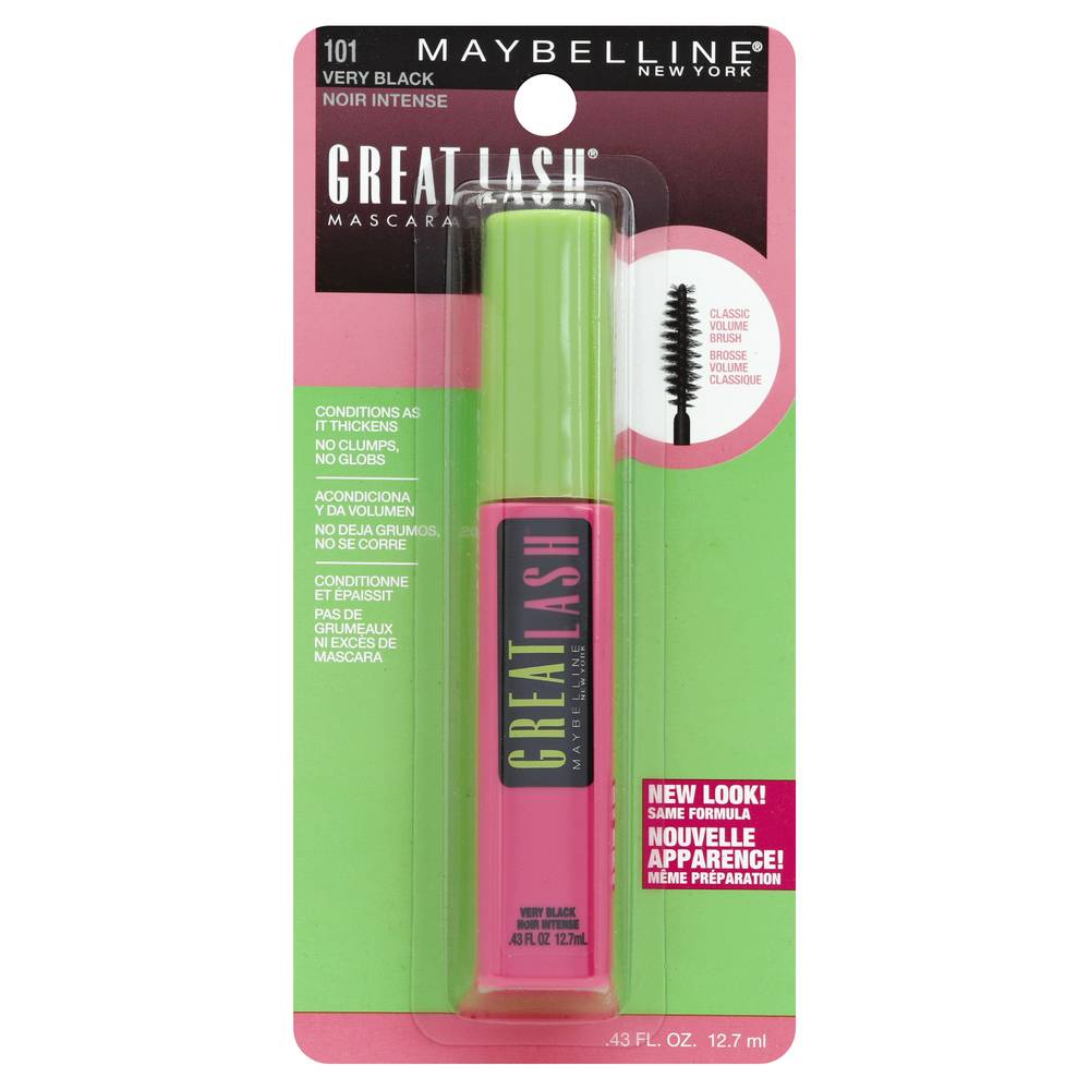 Maybelline Great Lash Very Black 101 Mascara (12.7 ml)