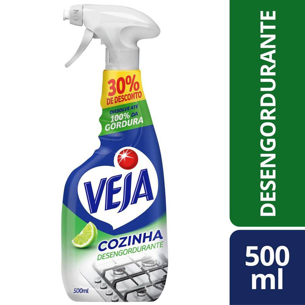 Veja · Desengordurante spray cozinha limão (500 ml)