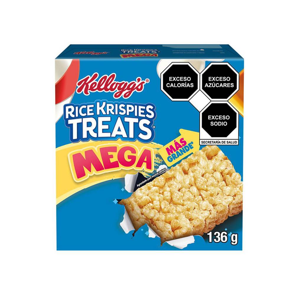 Kellogg's barras de cereal rice krispies (4 un)