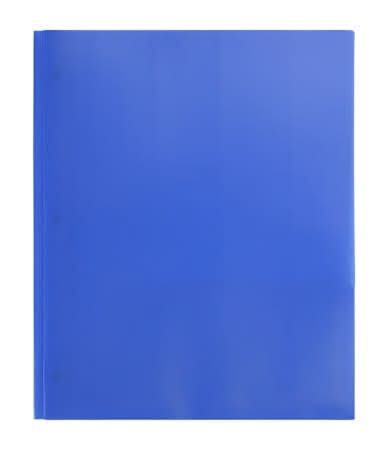 Solid 2-Pocket 3-Prong Portfolio Folder Blue