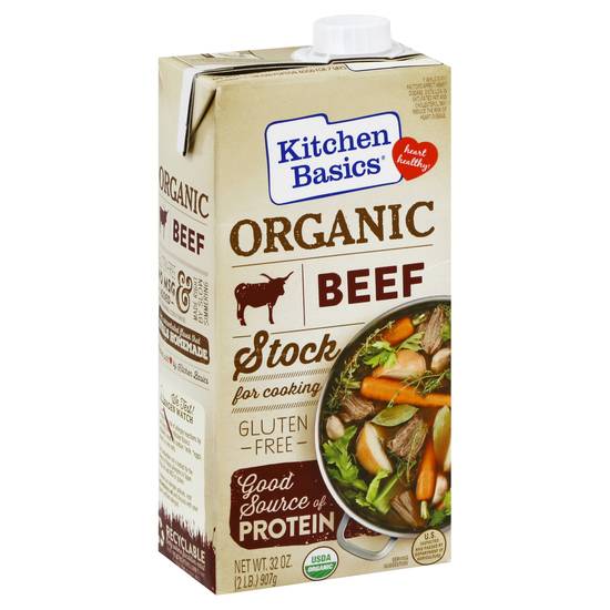 Kitchen Basics Gluten Free Organic Beef Stock For Cooking