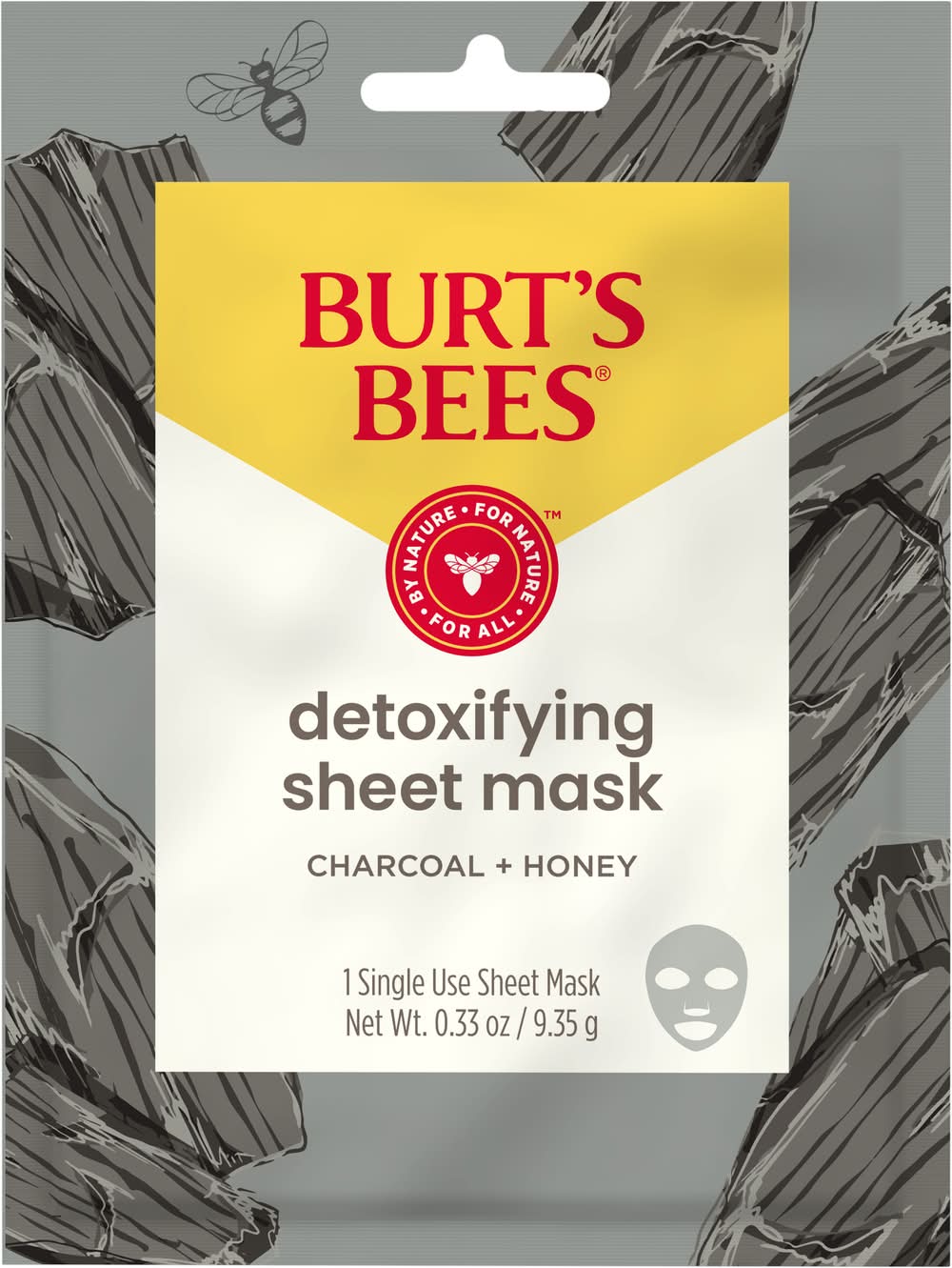 Burt's Bees Charcoal Sheet Mask With Honey