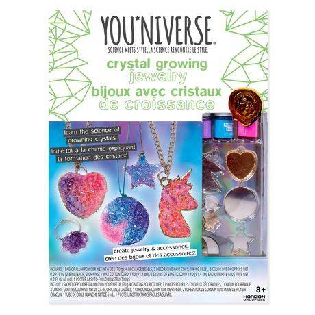 Youniverse Crystal Growing Jewelry