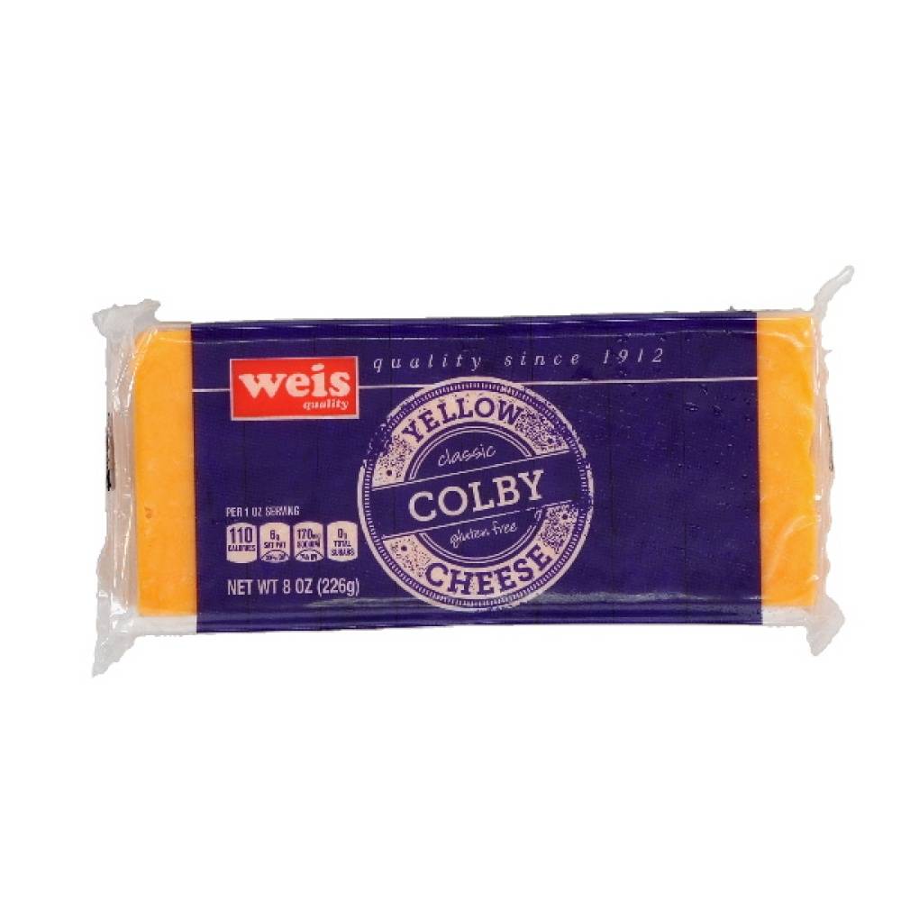 Weis Quality Yellow Colby Bar Cheese (8 oz)