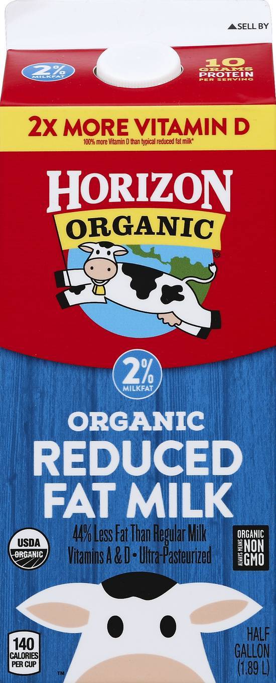 Horizon Organic 2% Reduced Fat Milk (1.89 L)