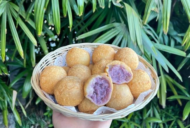 紫薯糖丸子(6pc) Ube Fried Mochi