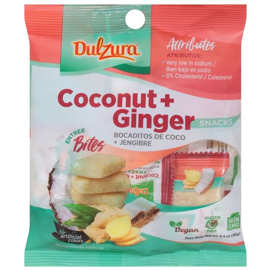 Dulzura Borincana Coconut Ginger Snacks Bites