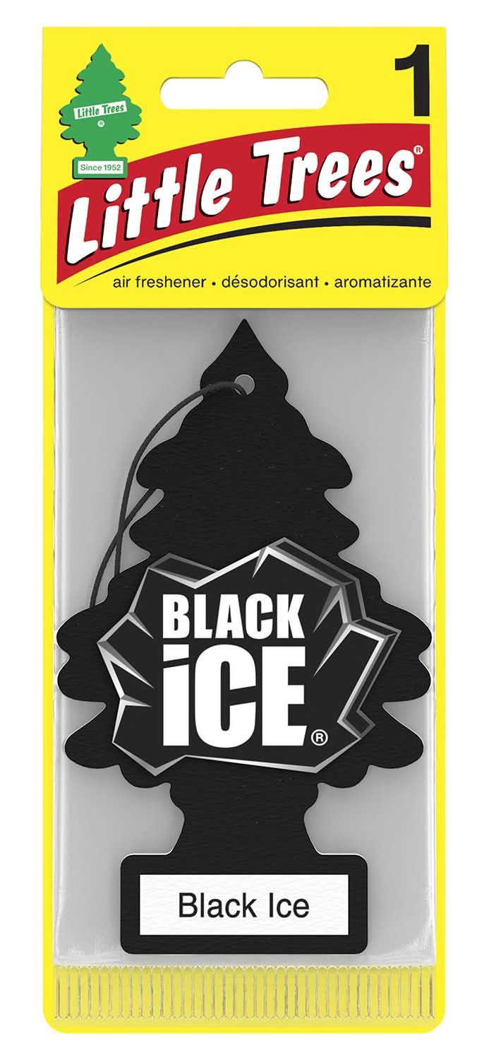 Little Trees Car Air Freshener, Black Ice