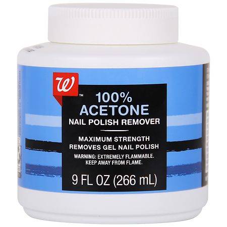 Walgreens 100% Acetone Nail Polish Remover