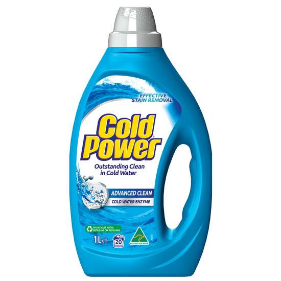 Cold Power Advanced Clean Laundry Detergent Liquid 1L