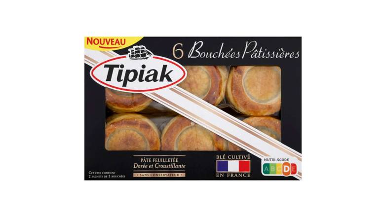 Tipiak 6 bp tipiak sans cons 150g La boîte de 150g