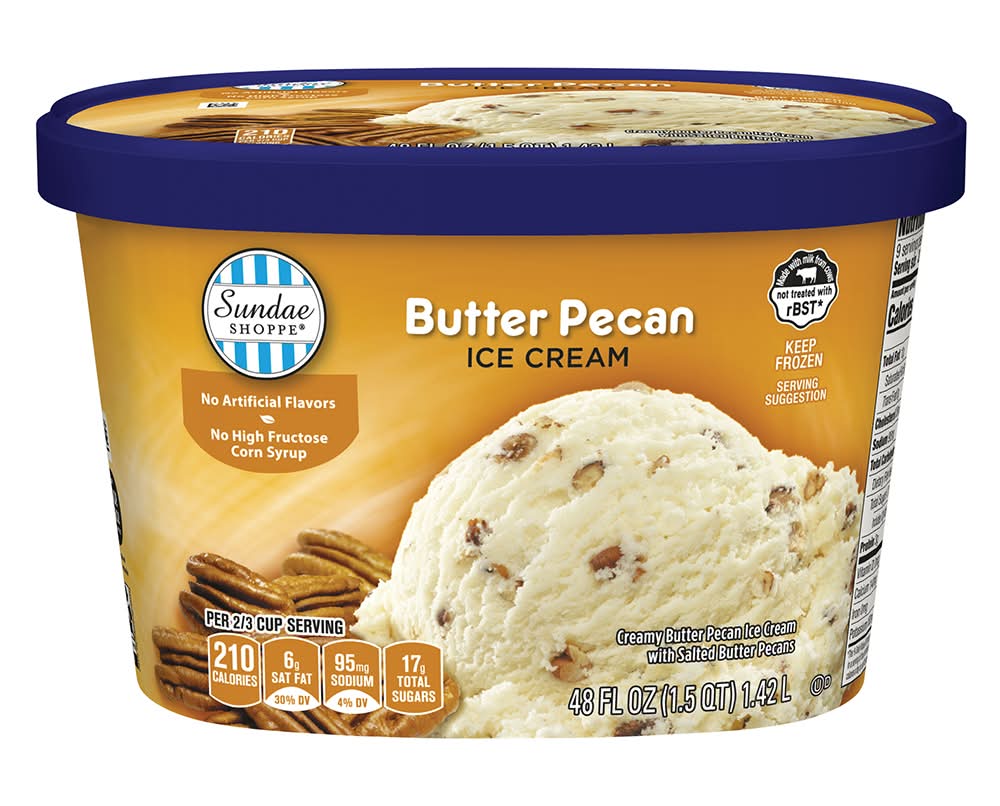 Sundae Shoppe Butter Pecan Ice Cream