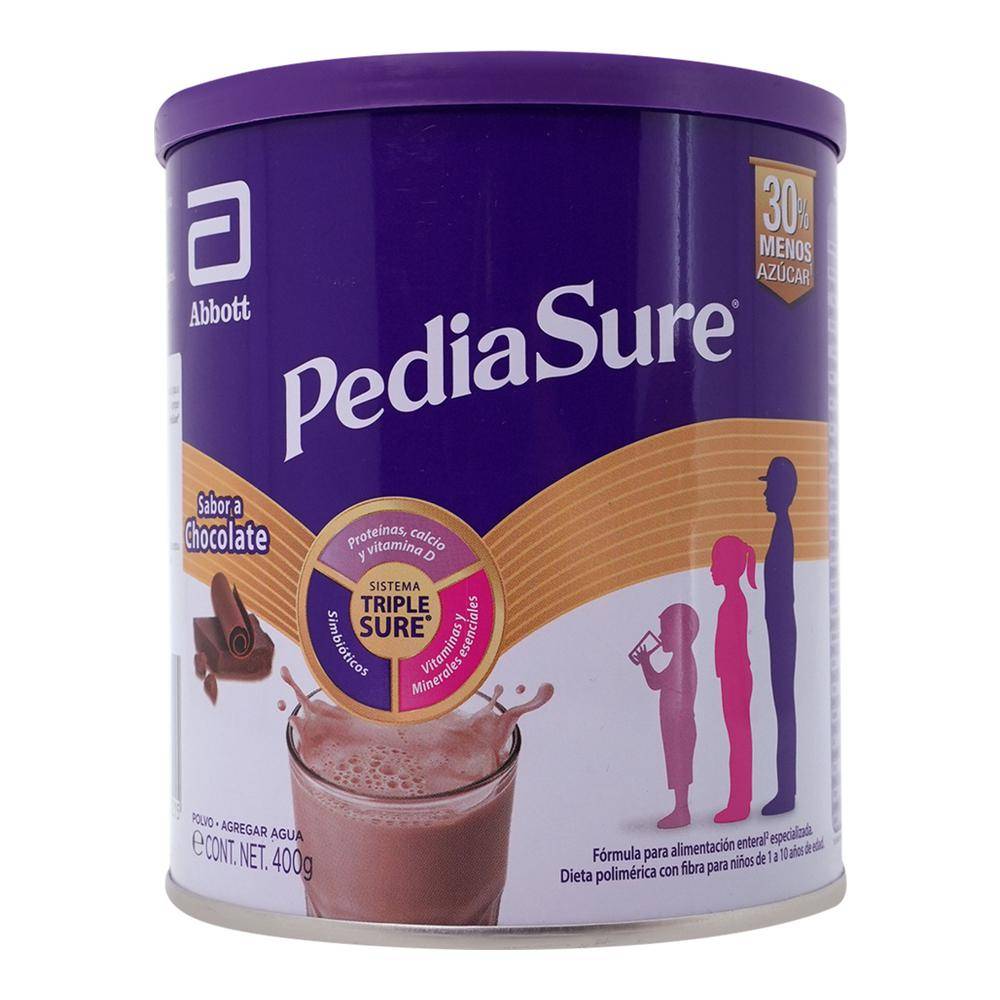 Pediasure fórmula para niños sabor chocolate (lata 400 g)