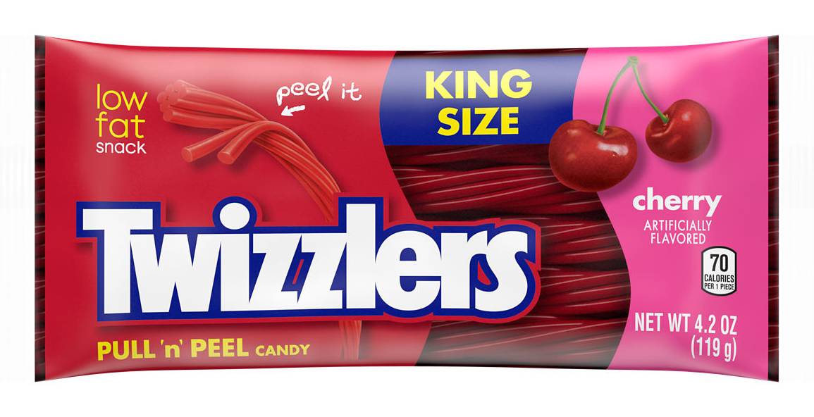 Twizzlers Candy, Cherry (4.2 oz)