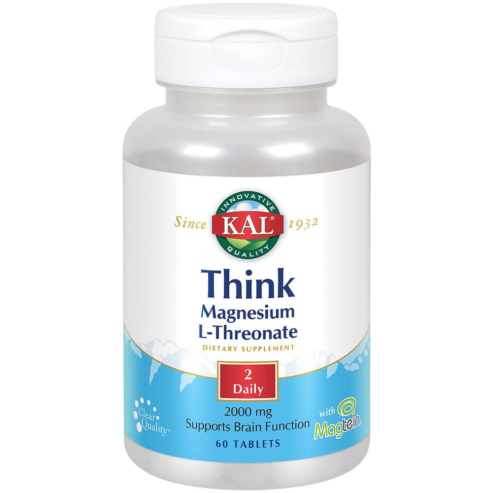 Kal Magtein Clear Quality Think Magnesium L-Threonate 2000mg Supplement