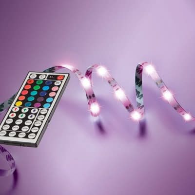 West & Arrow Led Flexible Rgb Strip Lights, 13.1 in, Assorted