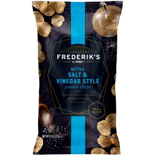 Frederiks Kettle Chips Salt and Vinegar (8 oz)