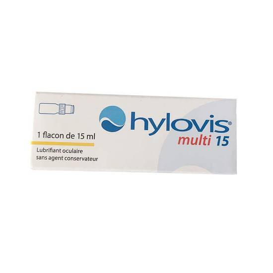 Hylovis Multi Sol Opth Lubrifiante pour Intsallation Oculaire