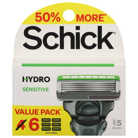 Schick Hydro Men's Sensitive Razor Refills Value pack