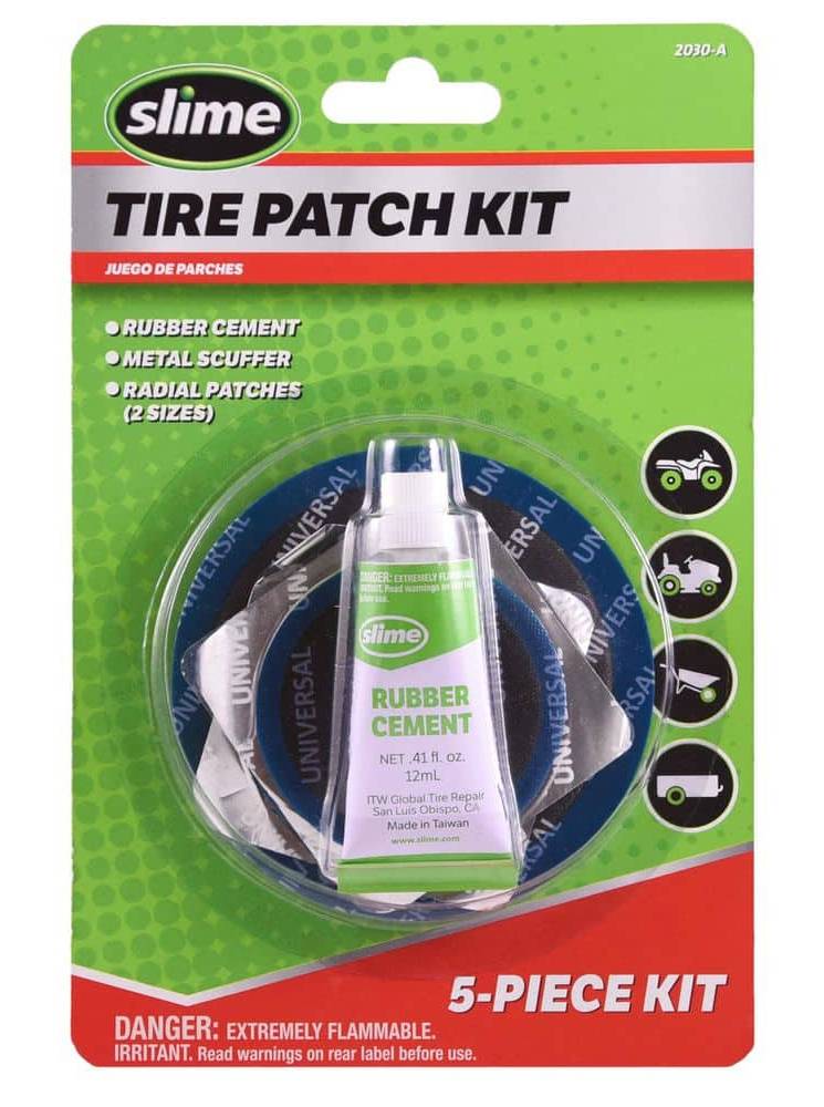 Slime Deluxe Tire Patch Kit, Black (5 ct)