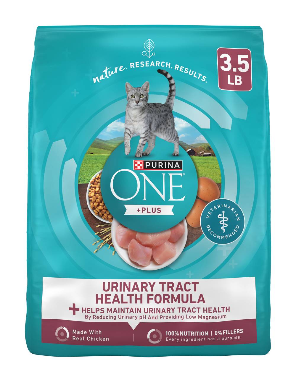 Purina One +Plus Urinary Tract Health Formula Dry Cat Food (3.5 lbs)
