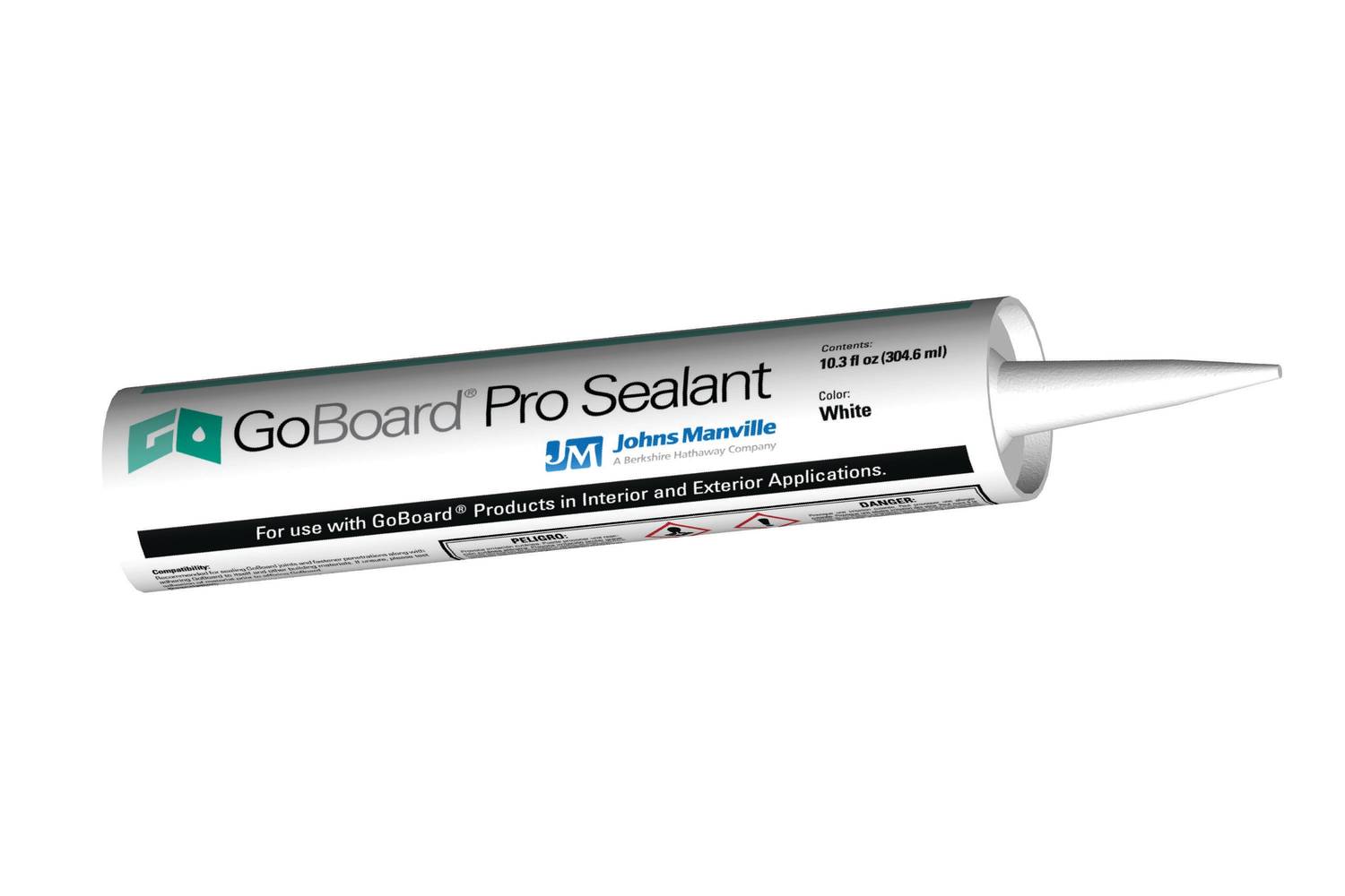 Johns Manville GoBoard 10.3-oz Interior Projects White Paintable Drywall Sealant Caulk | GBPS10