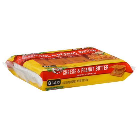 Keebler Cheese & Peanut Butter Sandwich Crackers (8 ct)