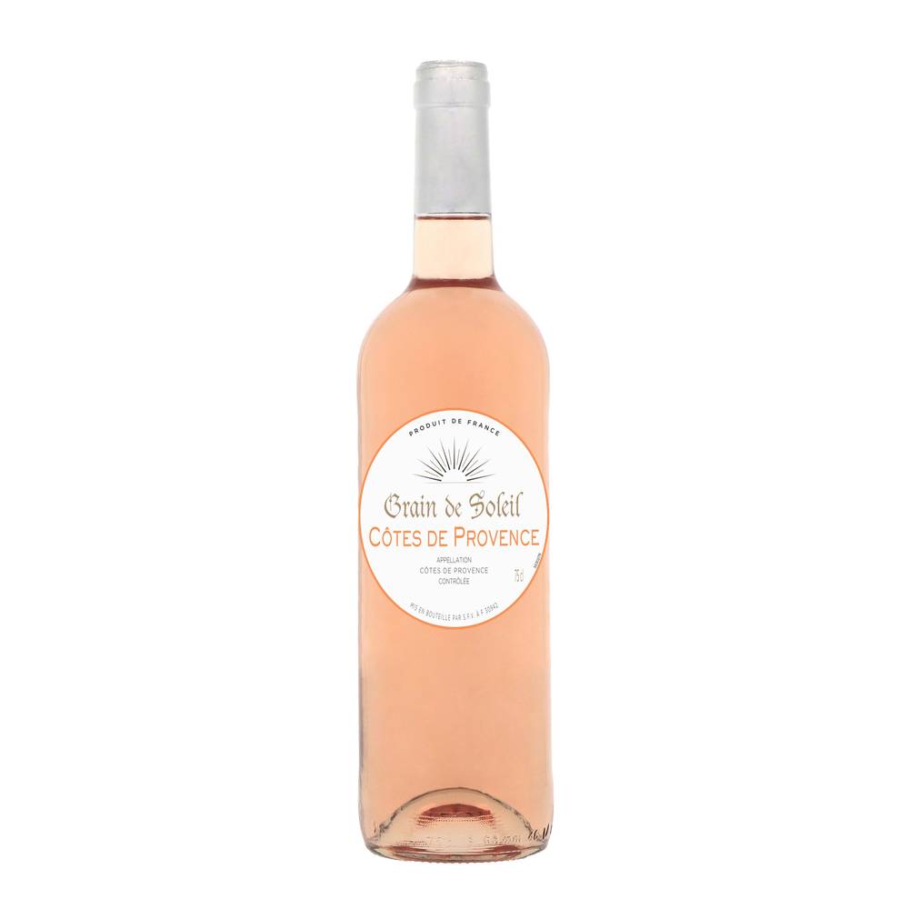 Grain de Soleil - Vin rosé aoc côtes de provence (750ml)