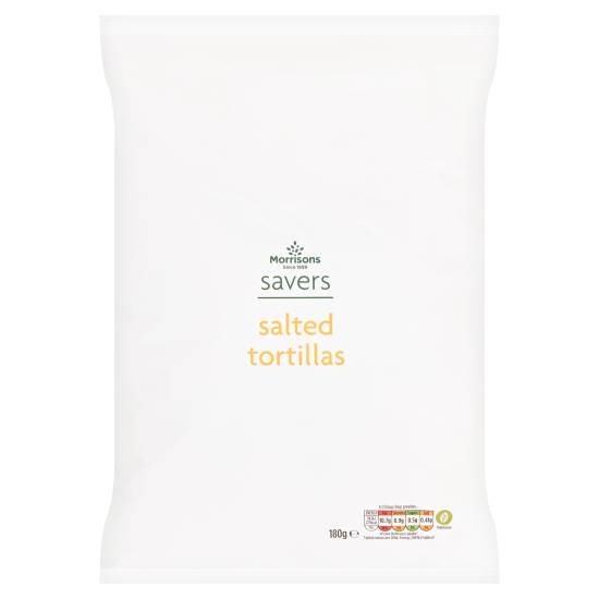 Morrisons Savers Salted Tortillas (180g)