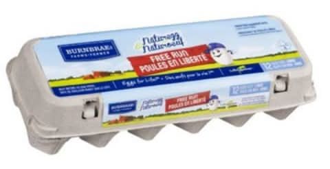 Burnbrae Farms Naturegg Free Run Eggs, Large (780 g, 12 ct)